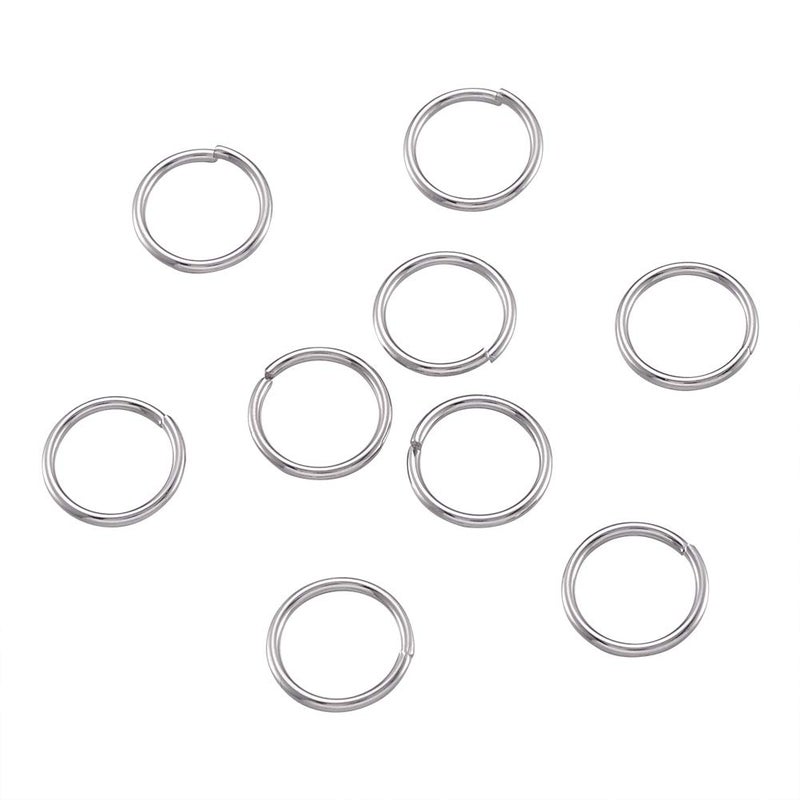 Craftdady 1000Pcs Stainless Steel Open Jump Rings 12mm Round 1.2mm Thick Connector Rings for Jewelry Making - Image 3